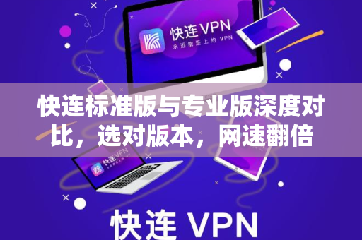 快连标准版与专业版深度对比，选对版本，网速翻倍