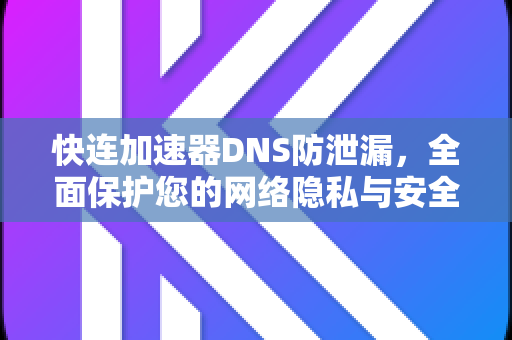 快连加速器DNS防泄漏，全面保护您的网络隐私与安全