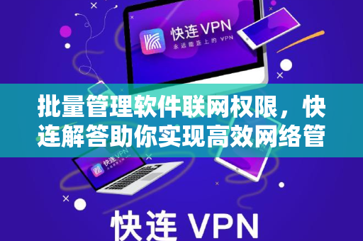批量管理软件联网权限，快连解答助你实现高效网络管控