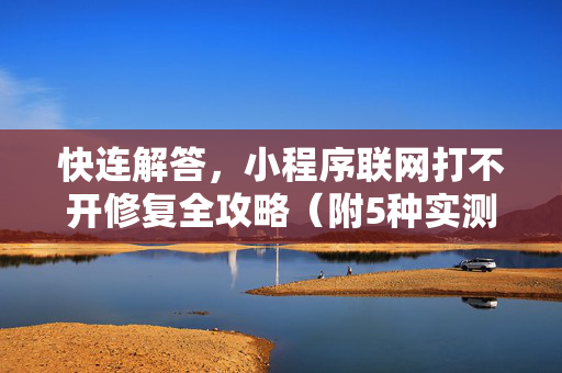 快连解答，小程序联网打不开修复全攻略（附5种实测方法）