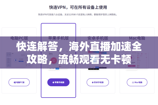 快连解答，海外直播加速全攻略，流畅观看无卡顿